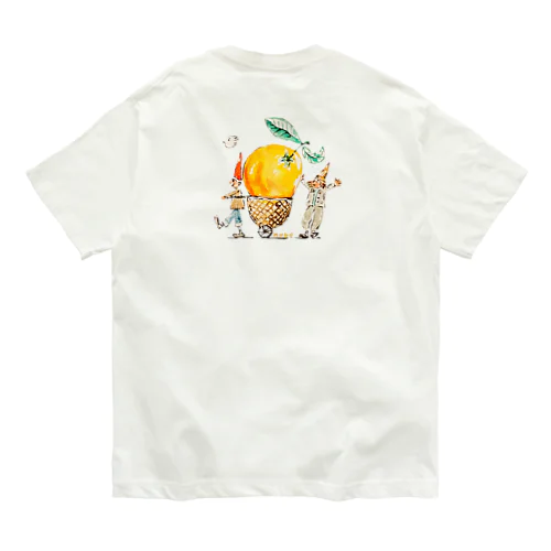 みかんと小人 オーガニックコットンTシャツ