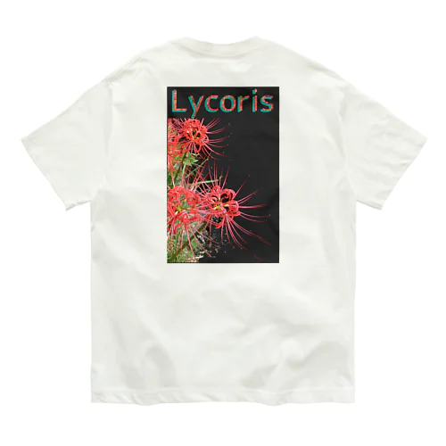 リコリス　彼岸花　LYCORIS Organic Cotton T-Shirt