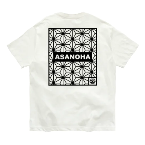[WAGARAZA] ASANOHA_麻の葉 オーガニックコットンTシャツ