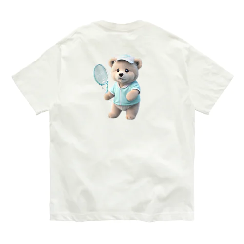 テニス熊ちゃん オーガニックコットンTシャツ