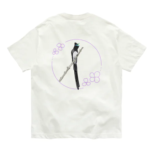 サンコウチョウくん Organic Cotton T-Shirt