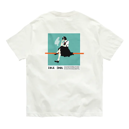 IDLE IDOL オーガニックコットンTシャツ