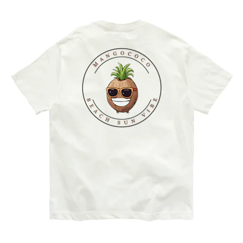 【開店限定価格】ココナッツキャラアイテム オーガニックコットンTシャツ
