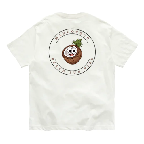 【開店限定価格】ココナッツキャラアイテム オーガニックコットンTシャツ