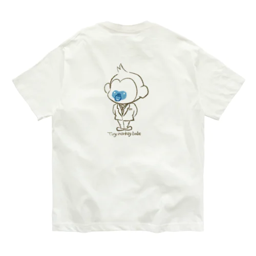 Tiny monkey babe スーツ Organic Cotton T-Shirt