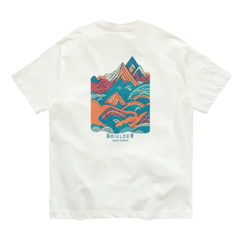 【BLUE NORTH】ボルダーデザイン5 Organic Cotton T-Shirt