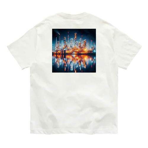 コンビナート夜景 オーガニックコットンTシャツ