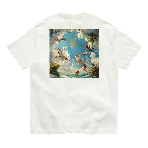 ワンちゃんたちのパラダイス アメジスト 2846 Organic Cotton T-Shirt