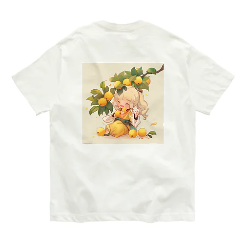 小さな弁財天様の喜びの収穫 アメジスト 2846 Organic Cotton T-Shirt