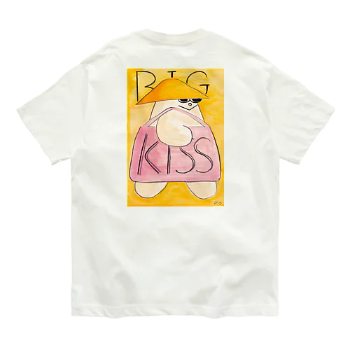 Big Kiss オーガニックコットンTシャツ