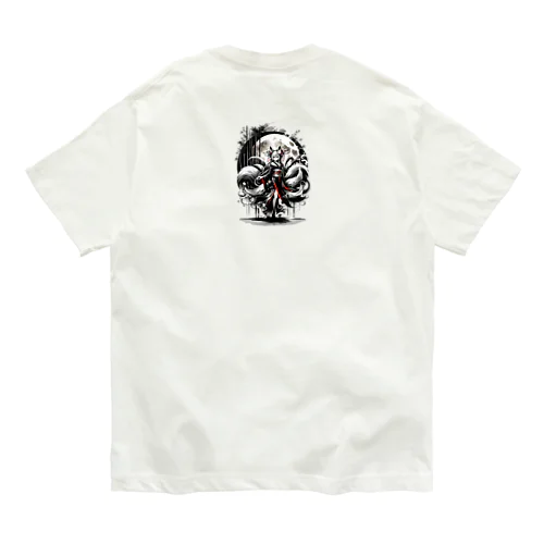 月と妖狐 Organic Cotton T-Shirt