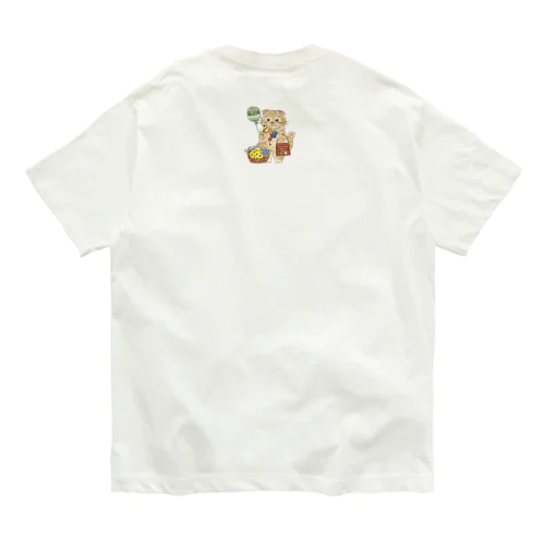 コタさん　前面①背面③ Organic Cotton T-Shirt