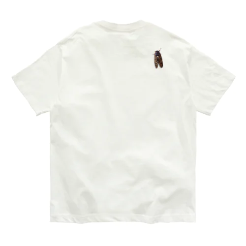 あ！虫止まってる！（アブラゼミ） Organic Cotton T-Shirt