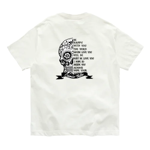 Skullシリーズ【Crimie Tribe】 オーガニックコットンTシャツ