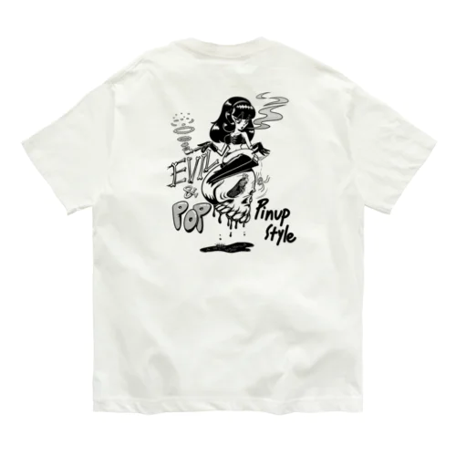 “evil & pop" #2 オーガニックコットンTシャツ