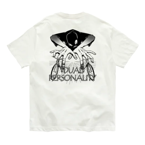 "DUAL PERSONALITY"(B&W) #2 Organic Cotton T-Shirt