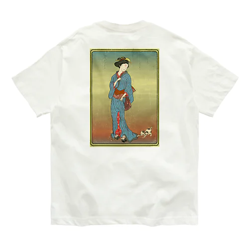 "美人画" 1-#2 オーガニックコットンTシャツ