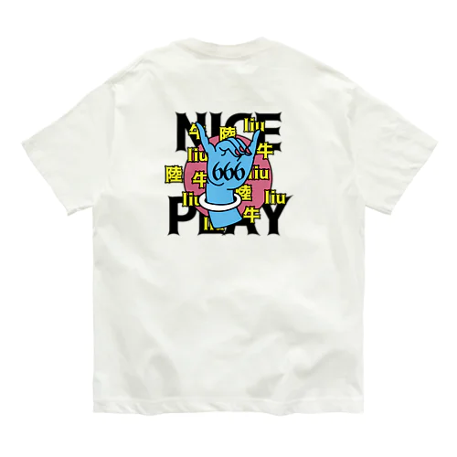 NICE PLAY【666】 Organic Cotton T-Shirt
