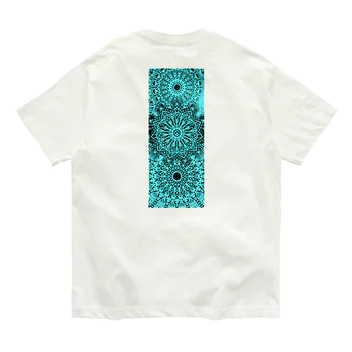 第5チャクラ曼荼羅 Organic Cotton T-Shirt