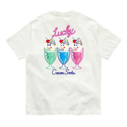 ラッキークリームソーダ Organic Cotton T-Shirt