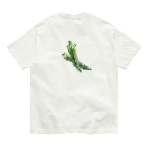 ベジタブルT（オクラ） Organic Cotton T-Shirt