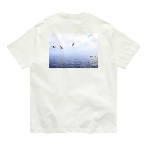 石巻のうみねこ Organic Cotton T-Shirt