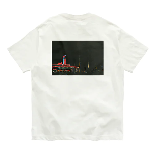 The American Diner（Back Print) オーガニックコットンTシャツ