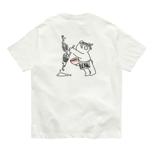 ラーメンとKUMA Organic Cotton T-Shirt