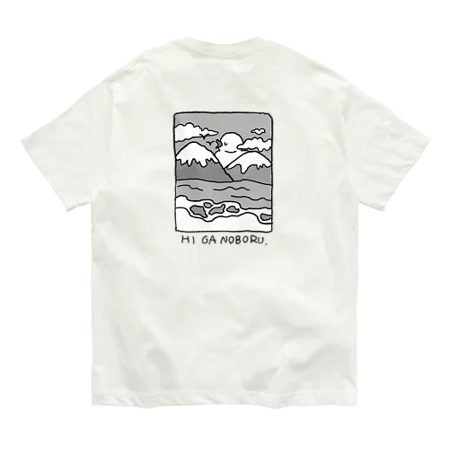 HI GA NOBORU　Tシャツ オーガニックコットンTシャツ