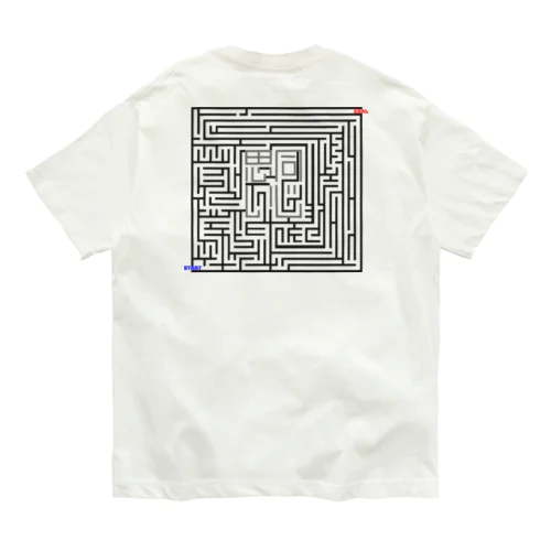 Maze（メッセージ） オーガニックコットンTシャツ