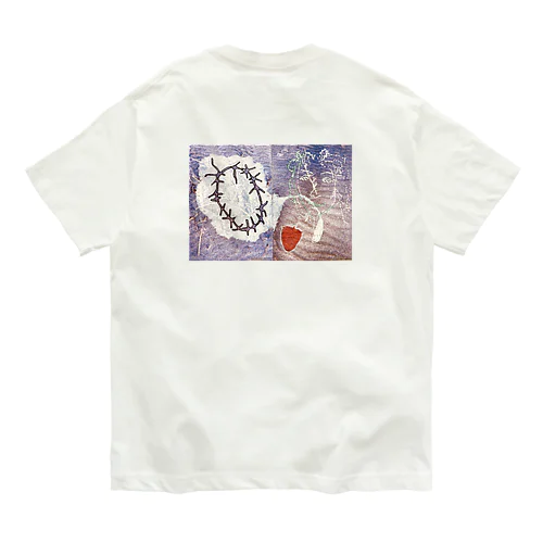 【drawing:strawberry】 Organic Cotton T-Shirt