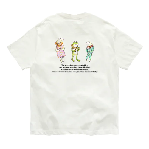 《バックプリント》We are great gifts Organic Cotton T-Shirt