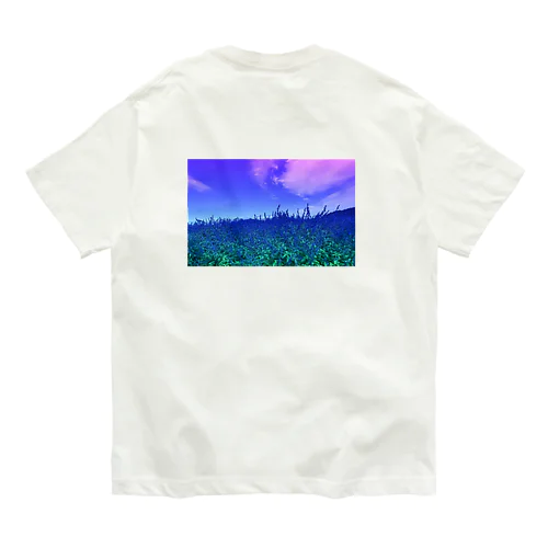 青い花畑 Organic Cotton T-Shirt