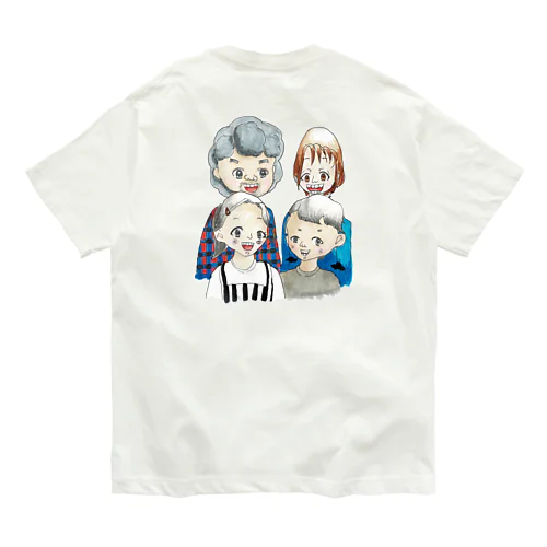 ツカさん家メインイラスト オーガニックコットンTシャツ