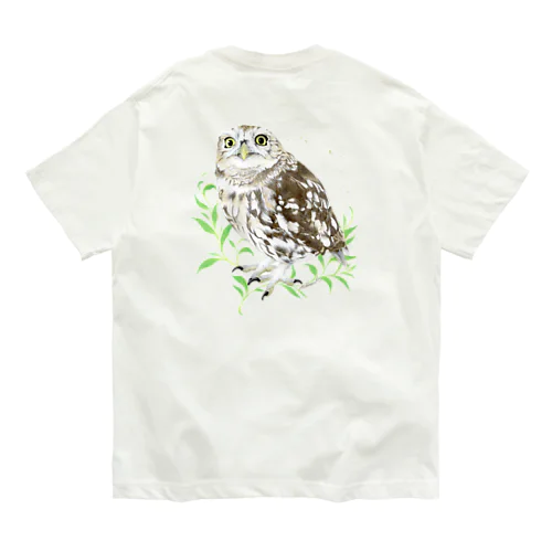 コキンメフクロウさん オーガニックコットンTシャツ