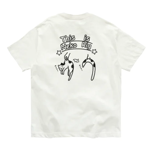 ねこりぐ/ブチ Organic Cotton T-Shirt