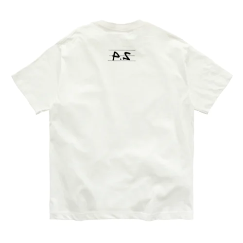 P.Sロゴ(黒) オーガニックコットンTシャツ