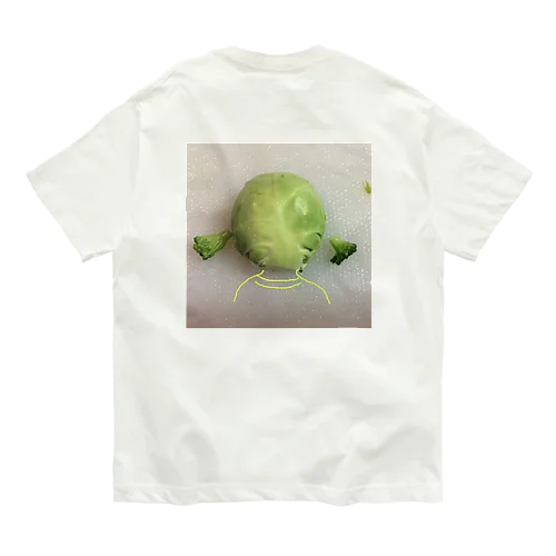 芽キャベツの女の子 Organic Cotton T-Shirt