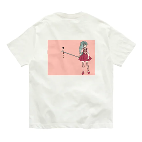 刀ちゃん オーガニックコットンTシャツ