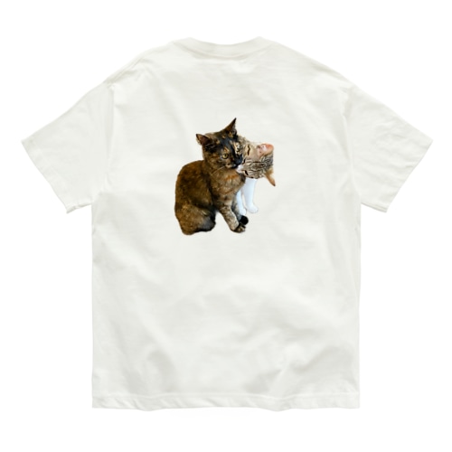 保護猫おじゅゆじゅ Organic Cotton T-Shirt
