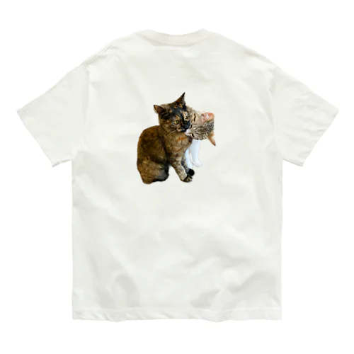 保護猫おじゅゆじゅ Organic Cotton T-Shirt