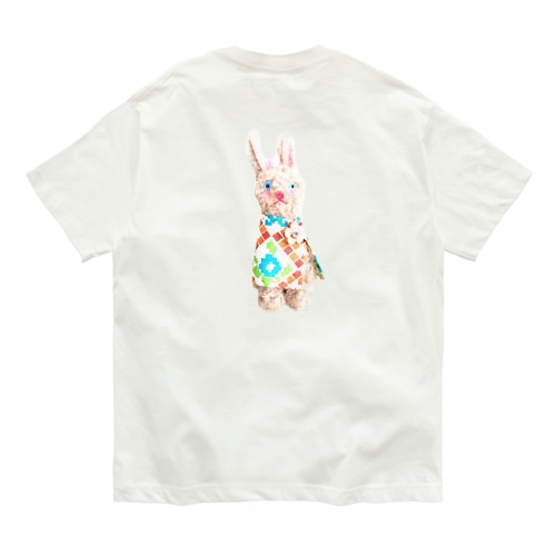 お出かけうさぎ Organic Cotton T-Shirt