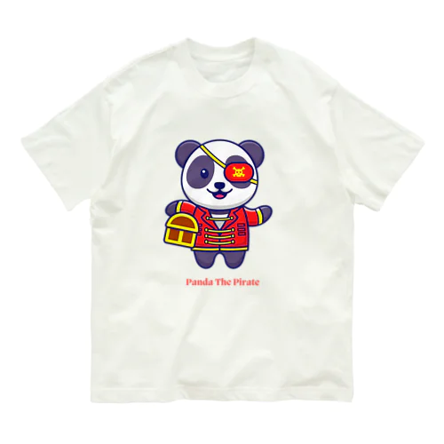 海賊パンダさん Organic Cotton T-Shirt