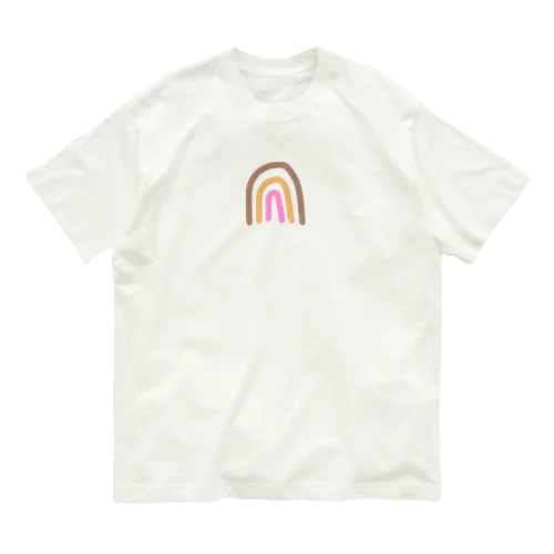 boho rainbow オーガニックコットンTシャツ