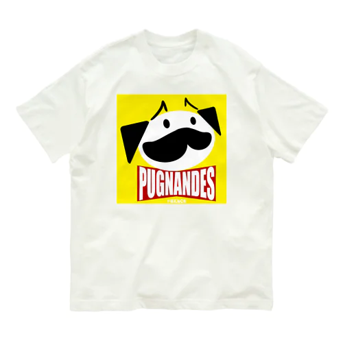 PUGNANDES2022‗Yellow オーガニックコットンTシャツ