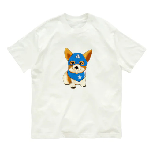 Captain dog Logo オーガニックコットンTシャツ