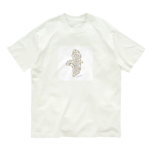 World peace 鳥と大地の オーガニックコットンTシャツ
