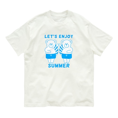 LET'S ENJOY SUMMER Organic Cotton T-Shirt