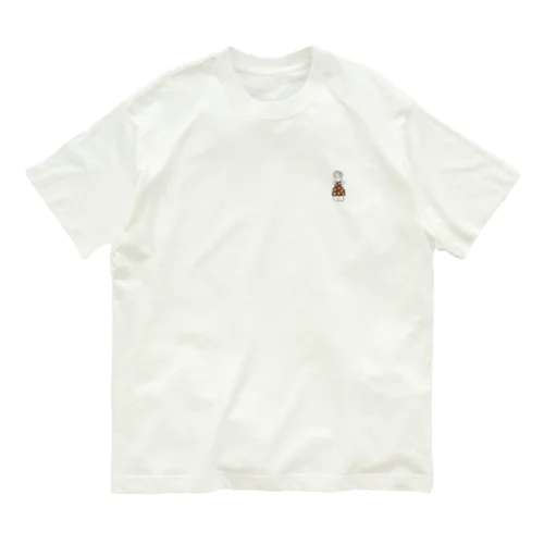 Jyo-mon ワンピースを着た縄文ヴィーナス（ブラウン） Organic Cotton T-Shirt