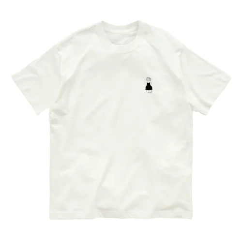 Jyo-mon ワンピースを着た縄文ヴィーナス（ブラック） Organic Cotton T-Shirt